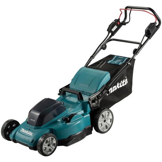 Tondeuse tractée LXT 36V (2x18V) 48cm + 2 batterie 5.0Ah + chargeur - MAKITA - DLM481CT2