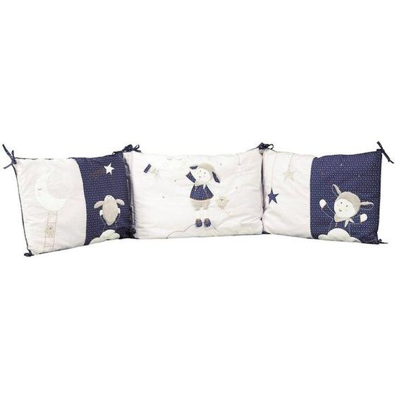 Tour De Lit Bébé Déhoussable - Sauthon - Merlin - Blanc - Coton - 180x40cm Blanc