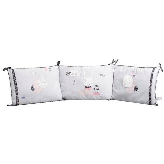 Tour De Lit Déhoussable - Sauthon - Blanc - Coton - 180x40cm Blanc