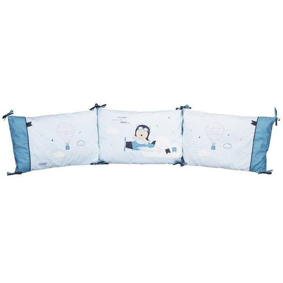 Tour De Lit - Sauthon - Lazare - Bleu - Coton - 120x60 Ou 140x70 Bleu