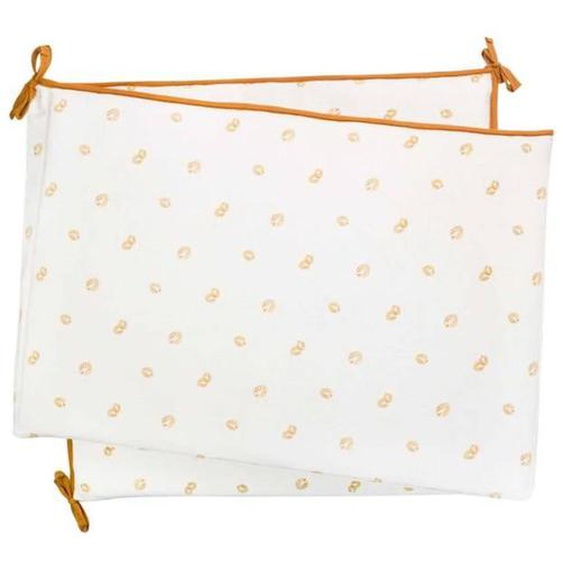 Tour De Lit Trois Kilos Sept - Ecru - Velours - Bébé - 40x180 Cm - Collection Trois Kilos Sept Beige