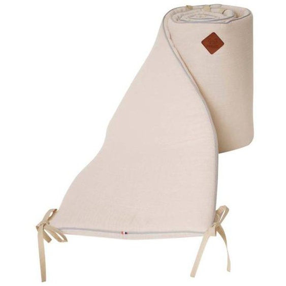 Tour De Lit Universel En Gaze De Coton - Sevira Kids - Jeanne Beige - Mixte - 30 Cm X 210 Cm Beige