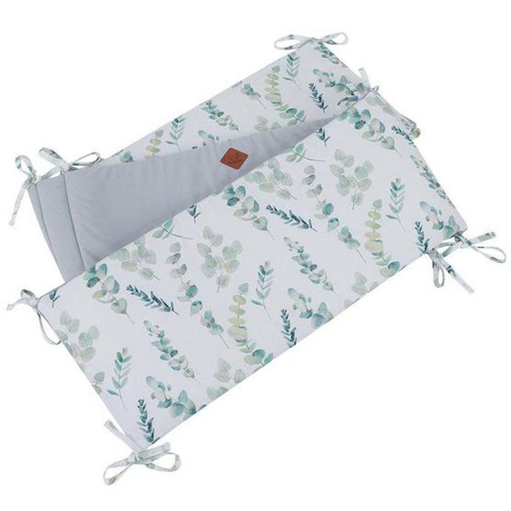 Tour De Lit Universel Et Réversible - Sevira Kids - Collection Eucalyptus - Multicolore - 30 Cm X 210 Cm Blanc