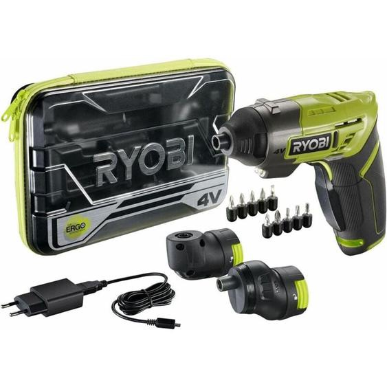 Ryobi - Tournevis sans fil 4V Ergo - batterie 1,5 Ah intégrée - chargeur - ERGO-A2