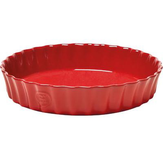 Tourtière haute céramique rouge grand cru Ø28 cm