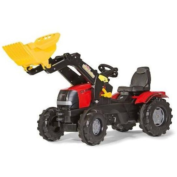 Tracteur À Pédales Rollyfarmtrac Case Puma Cvx 240 - Rolly Toys - Mixte - Rouge - Enfant - Chargeur Rouge