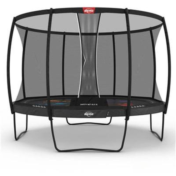 Trampoline Berg Elite Regular 430 Grey Levels + Filet de sécurité DLX XL