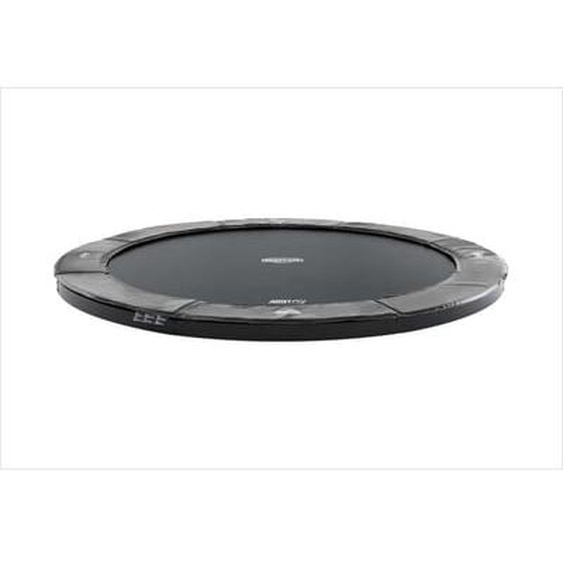 Trampoline enterré gris 330 cm et filet de sécurité