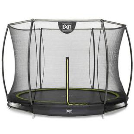 Trampoline enterré rond 244cm rose et filet de sécurité