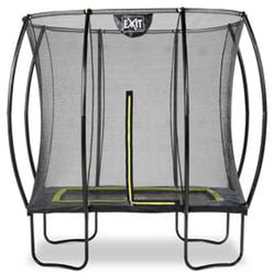 Trampoline sur pieds 153x214cm vert et filet de sécurité