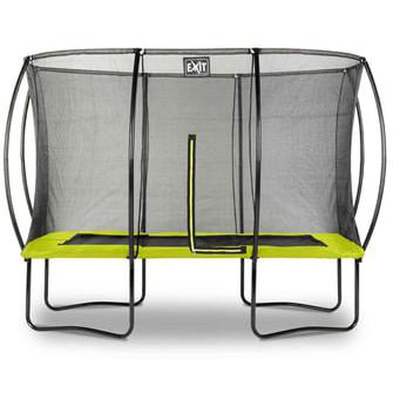 Trampoline sur pieds 214x305cm vert et filet de sécurité