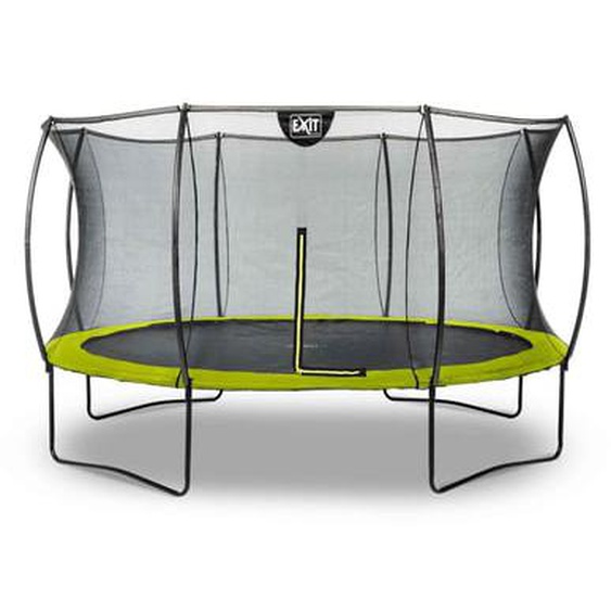 Trampoline sur pieds rond 366cm vert et filet de sécurité