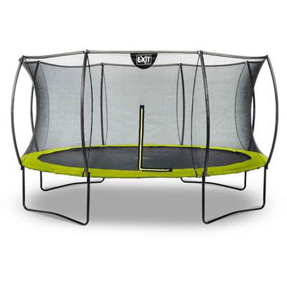 Trampoline sur pieds rond 427cm vert et filet de sécurité