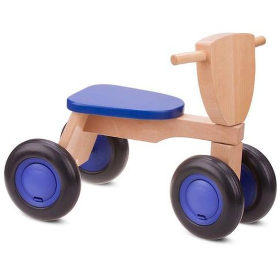 Tricycle En Bois De Hêtre New Classic Toys - Road Star - Bleu Beige