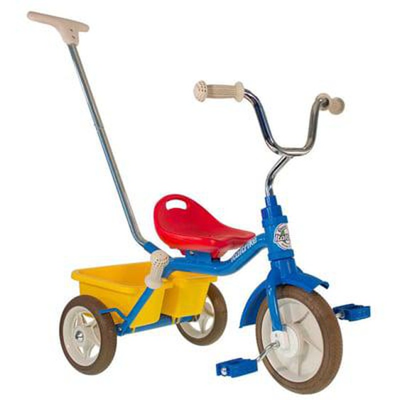 Tricycle multicolore canne et benne