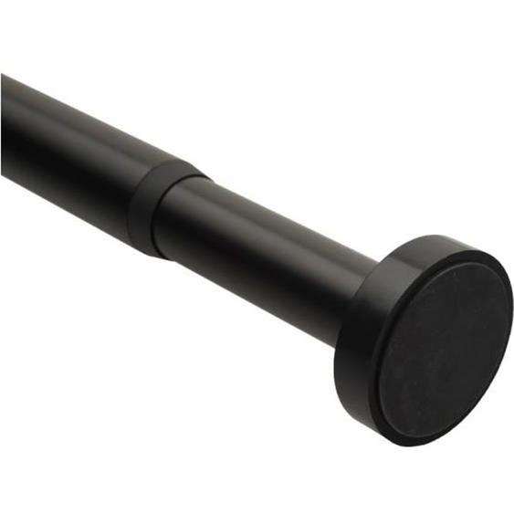 Tringle de rideau de douche - télescopique 90 - 160 cm - Noir