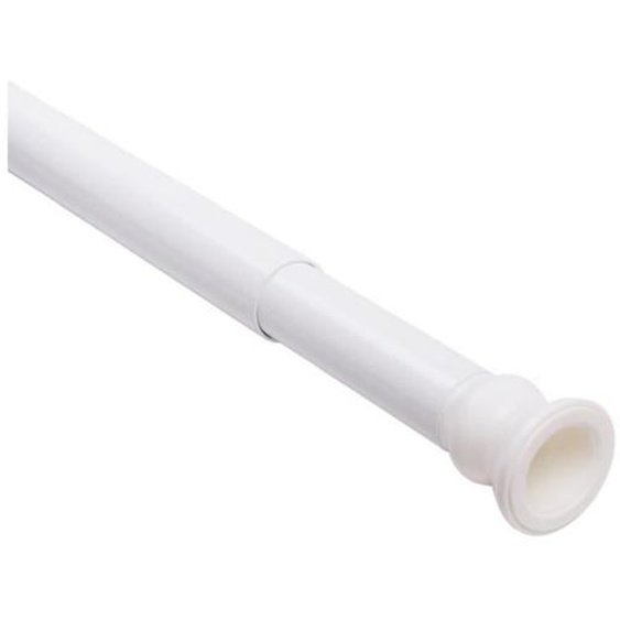 Tringle de rideau de douche - télescopique 90 - 170 cm - Blanc