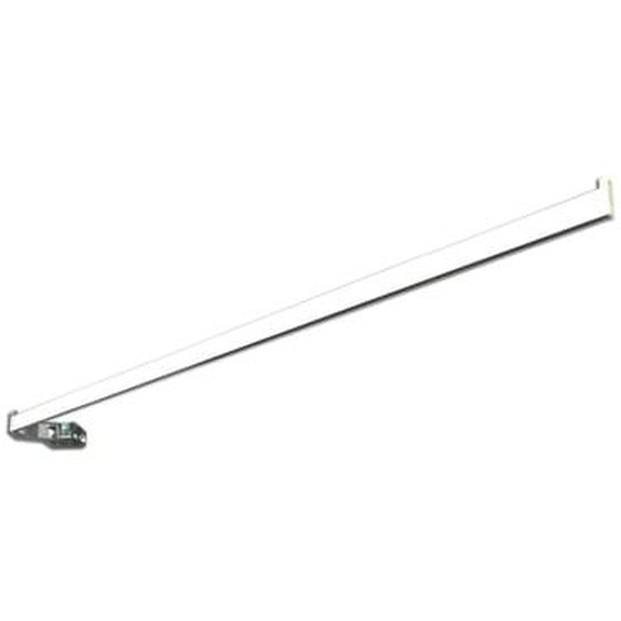 Tringle portière métal blanc L1,2 m