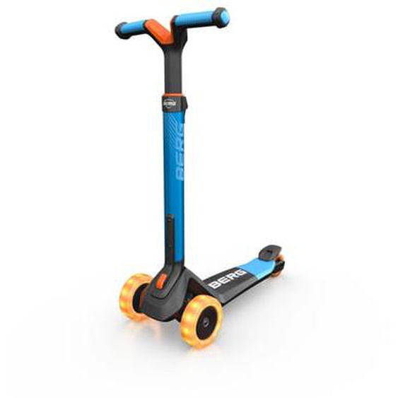 Trottinette pliable bleue roues lumineuses  dès 2 ans