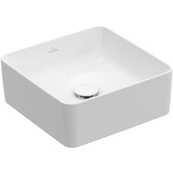 Vasque a poser carree  Collaro Stone White CeramicPlus