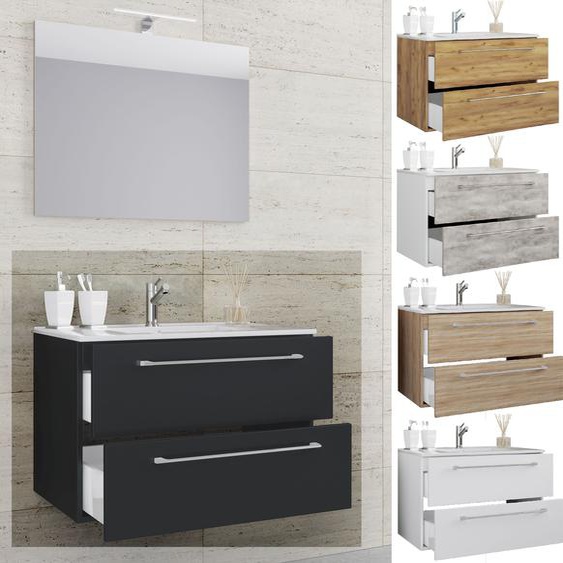 Vcm 2pcs Lavabo Meubles De Salle De Bains Ensemble Lavabo Badinos 2 Tiroirs 2pcs Lavabo Meubles De Salle De Bains Ensemble Lavabo Badinos 2 Tiroirs