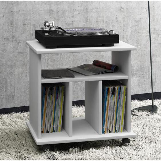 VCM Mobilier pour disque vinyle Retal Blanc réf 911763