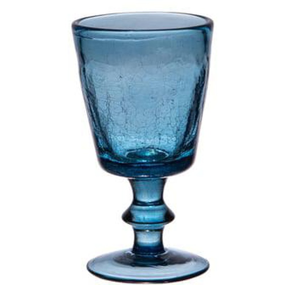 Verre à pied Lussan craquelé 17 cl  (lot de 6)