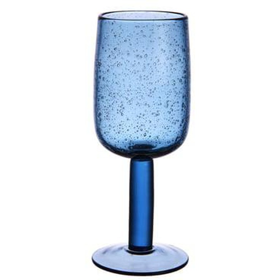 Verre à pied Perla Bullé 28 cl ambre (lot de 6)