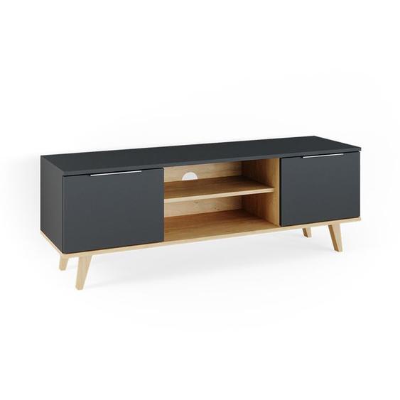 Vicco meuble tv Nautica, Anthracite, 138 x 49 cm