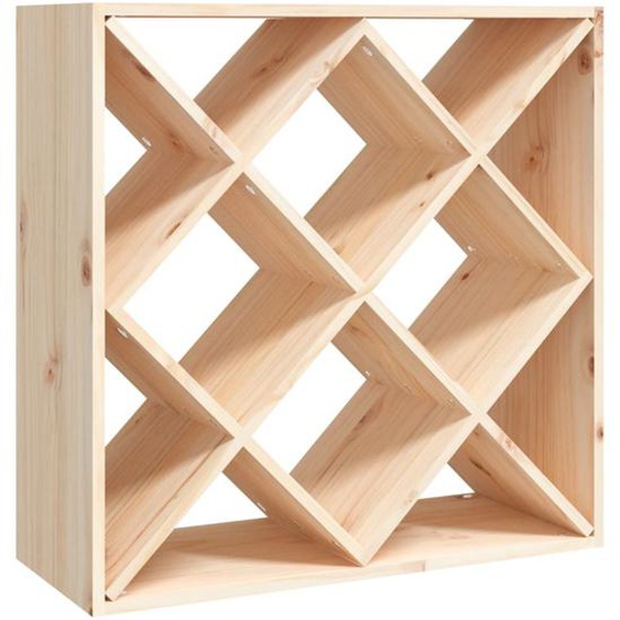 Vidaxl Armoire À Vin 62x25x62 Cm Bois De Pin Massif