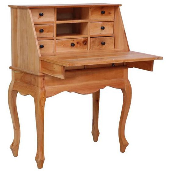 vidaXL Bureau secrétaire 78x42x103 cm Bois dacajou massif 283842