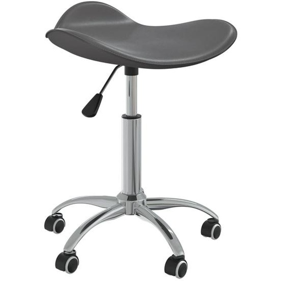 Vidaxl Chaise De Bureau Gris Similicuir