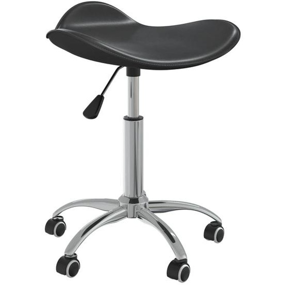 Vidaxl Chaise De Bureau Noir Similicuir