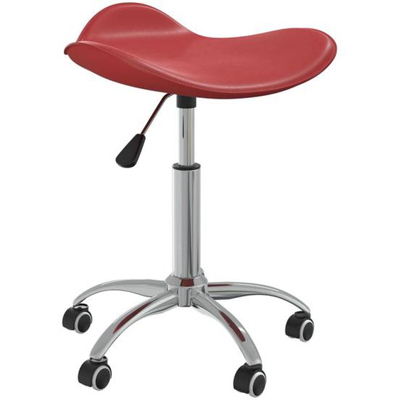 Vidaxl Chaise De Bureau Rouge Bordeaux Similicuir