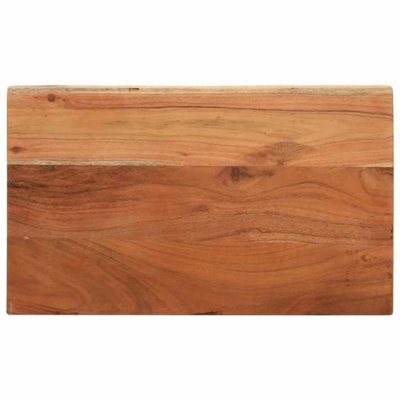 vidaXL Dessus de table 50x20x3,8 cm rectangulaire bois massif dacacia, dessus de table en bois, dessus de table basse, 370944