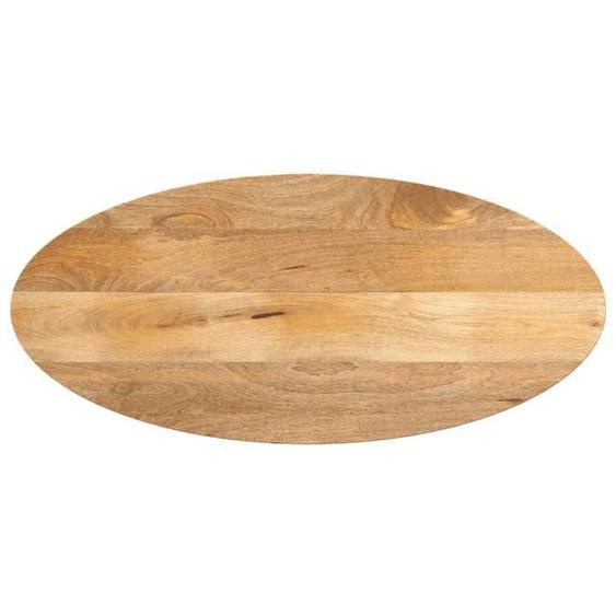 vidaXL Dessus de table 90x40x2,5 cm ovale bois massif de manguier 370839