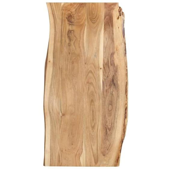 vidaXL Dessus de table Bois dacacia massif 118x(50-60)x2,5 cm