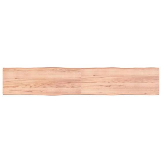 vidaXL Dessus de table bois massif traité bordure assortie 363986