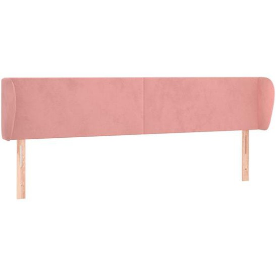 Vidaxl TTe De Lit Avec Oreilles Rose 163x23x78/88 Cm Velours