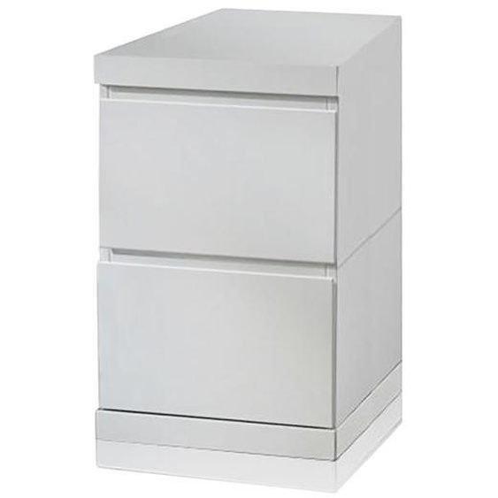 Vipack Caisson Sous Bureau 2 Tiroirs Lara Bois Blanc