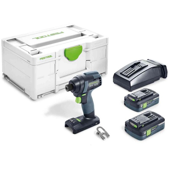 Visseuse à chocs 18V TID 18 HPC 4,0 I-Plus + 2 batteries 4Ah + chargeur rapide + coffret SYSTAINER - FESTOOL - 576482