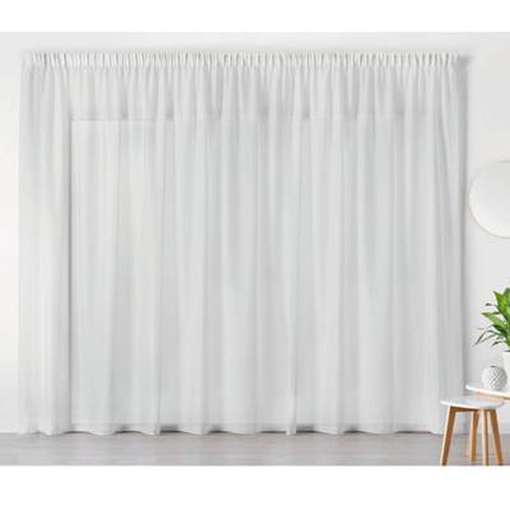 Voilage basique ourlet Régate blanc 240 x 215 cm