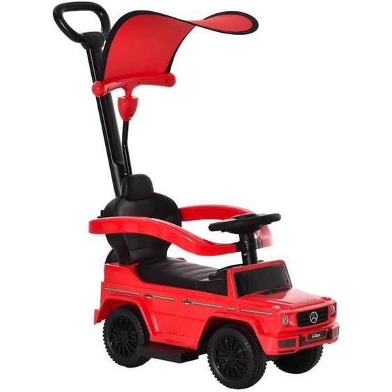 Voiture Porteur Pour Enfant Homcom - Multi-équipée 12-36 Mois - Rouge Rouge