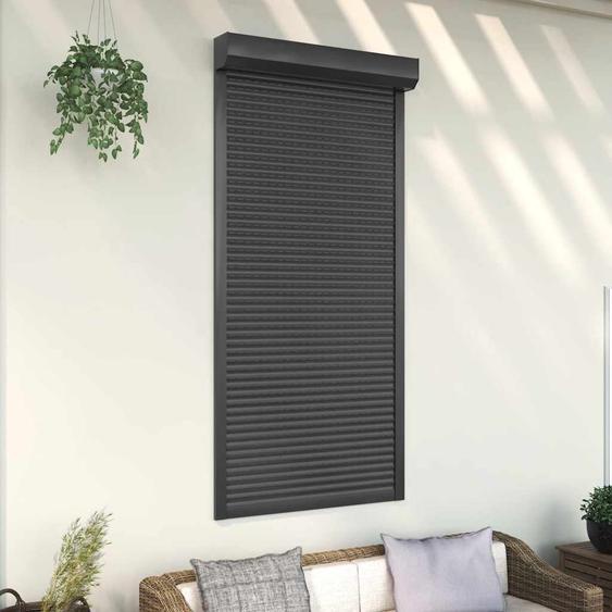 Volet roulant aluminium 100x210 cm anthracite