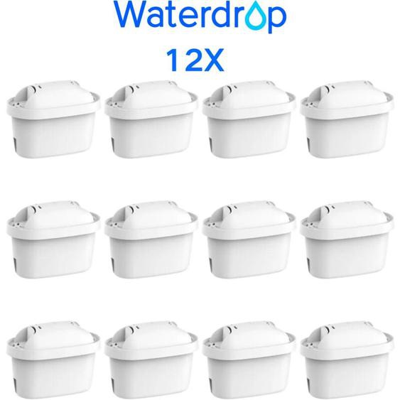 Waterdrop - Cartouche de Filtre à Eau, Remplacement pour Brita® Maxtra+® Plus, Maxtra Pro® All-in-1, Compatible avec Brita® Carafe Filtrante, Réduire