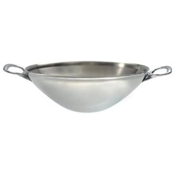 Wok avec 2 anses AFFINITY inox D32 x H12 cm