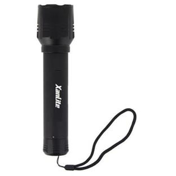 Xanlite - Lampe Torche LED Métallique, x3 Modes dEclairage, 1500 Lumens, Piles Incluses - TO1500L