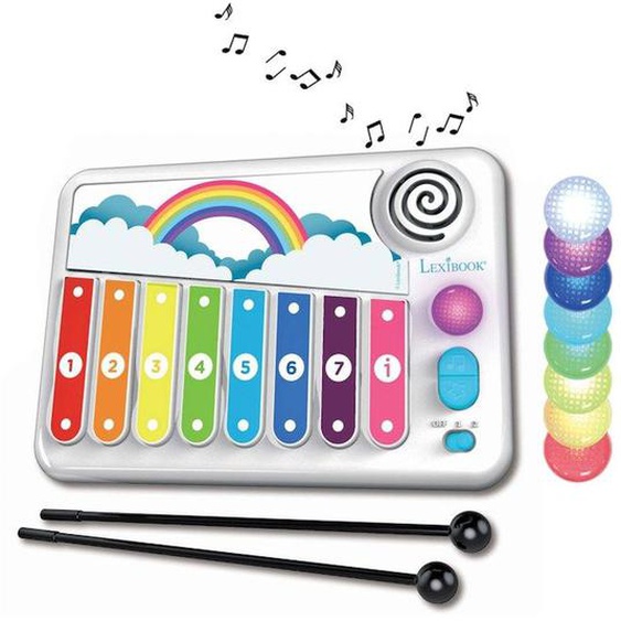 Xylo-fun Xylophone Avec Apprentissage Lumineux De La Musique Blanc