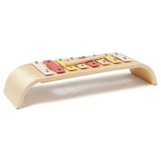 Xylophone En Bois Rose Multi - Instrument Musique - Kids Concept Rose